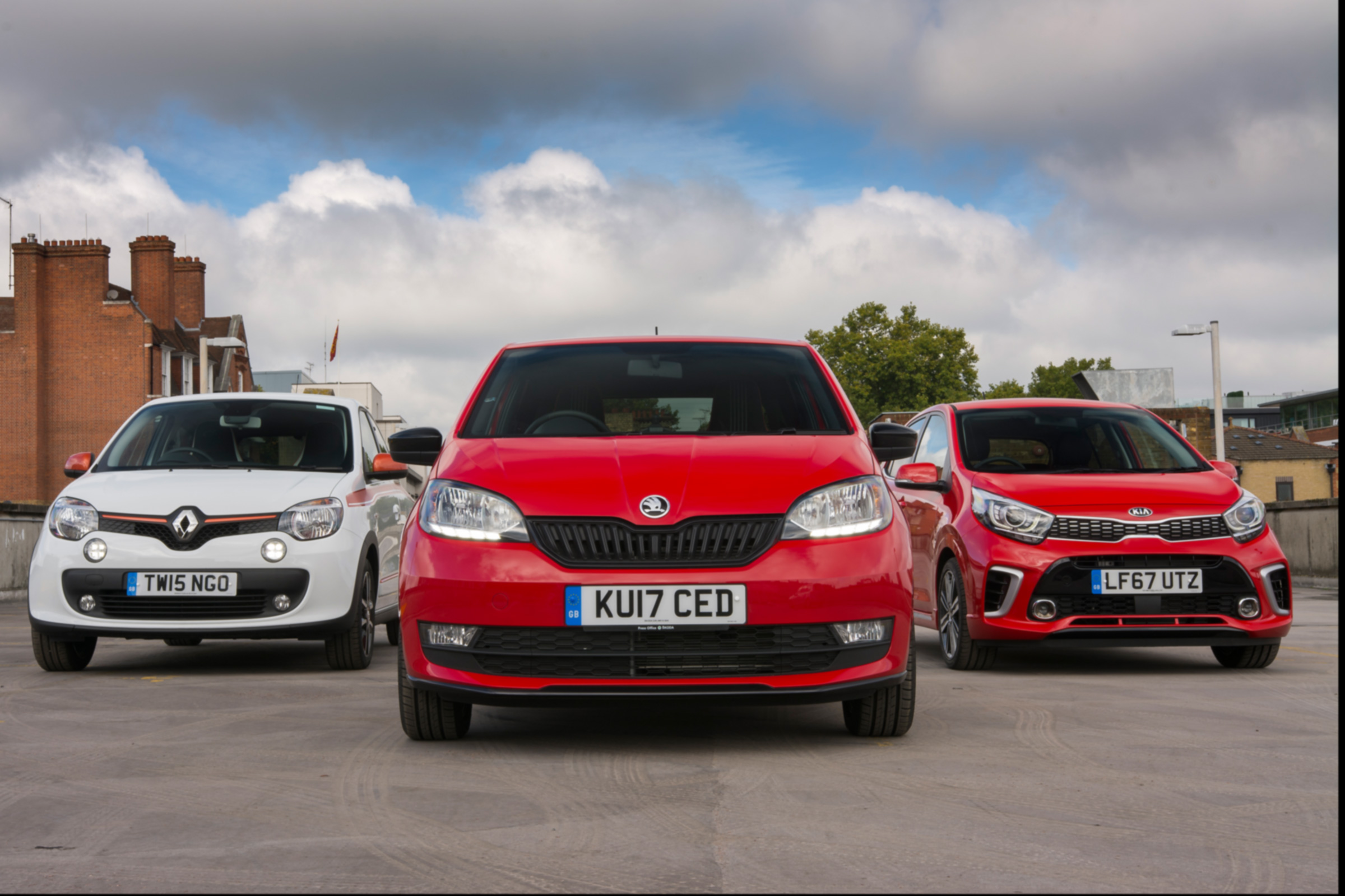 Skoda Citigo vs Kia Picanto vs Renault Twingo – group