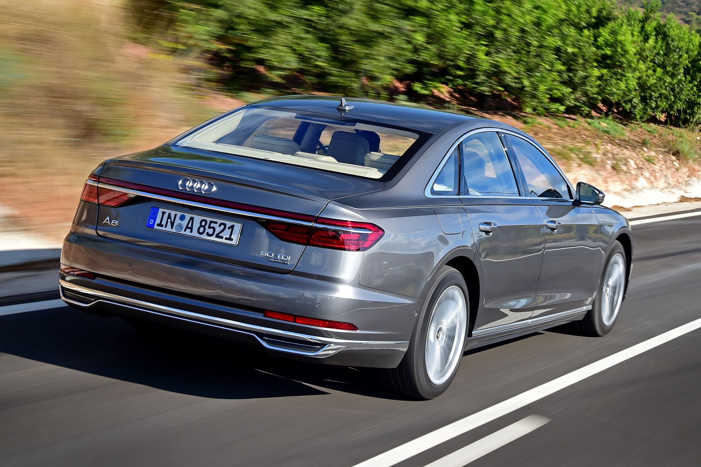 New Audi A8 2017 - rear
