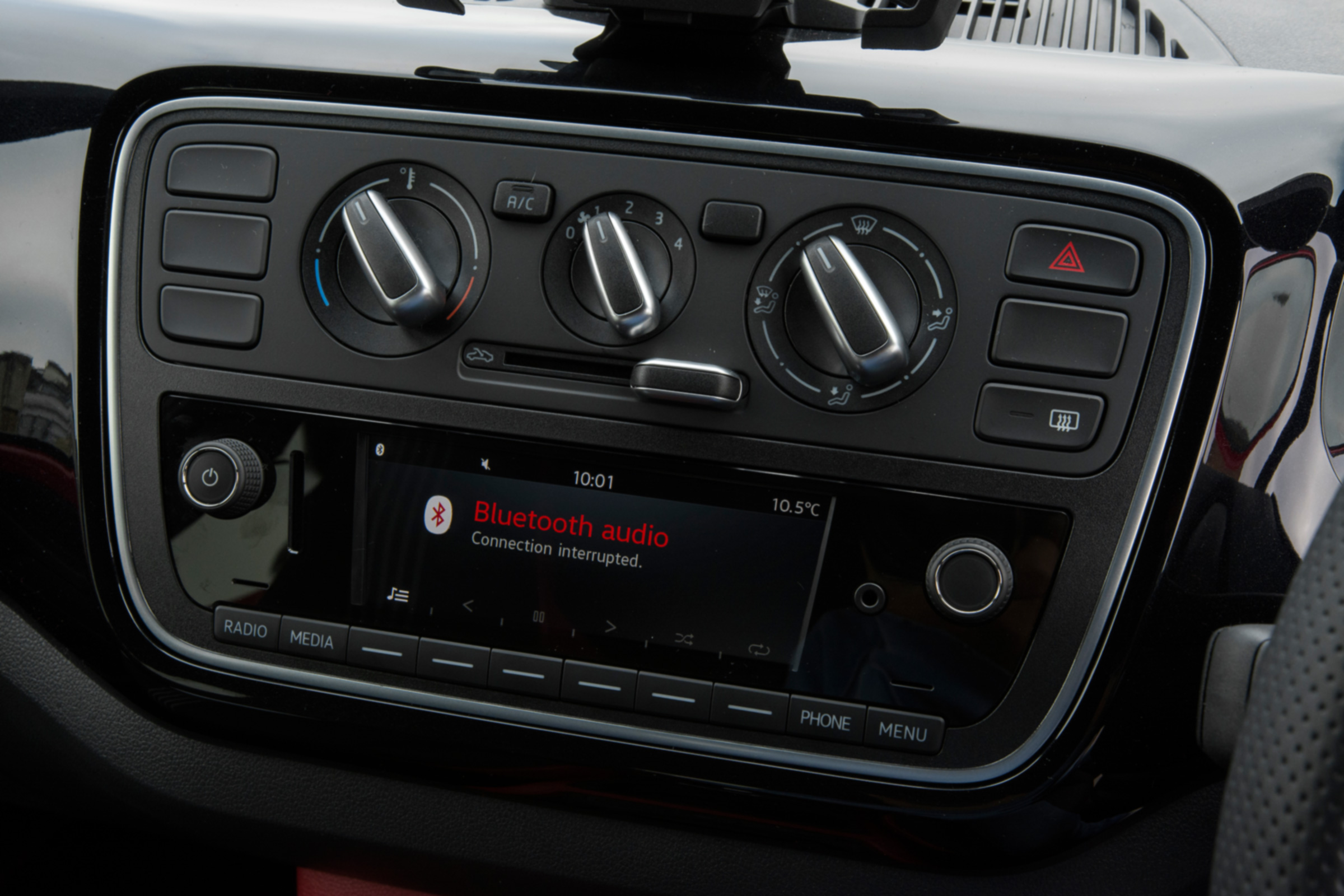 Triple test – Skoda Citigo - central controls