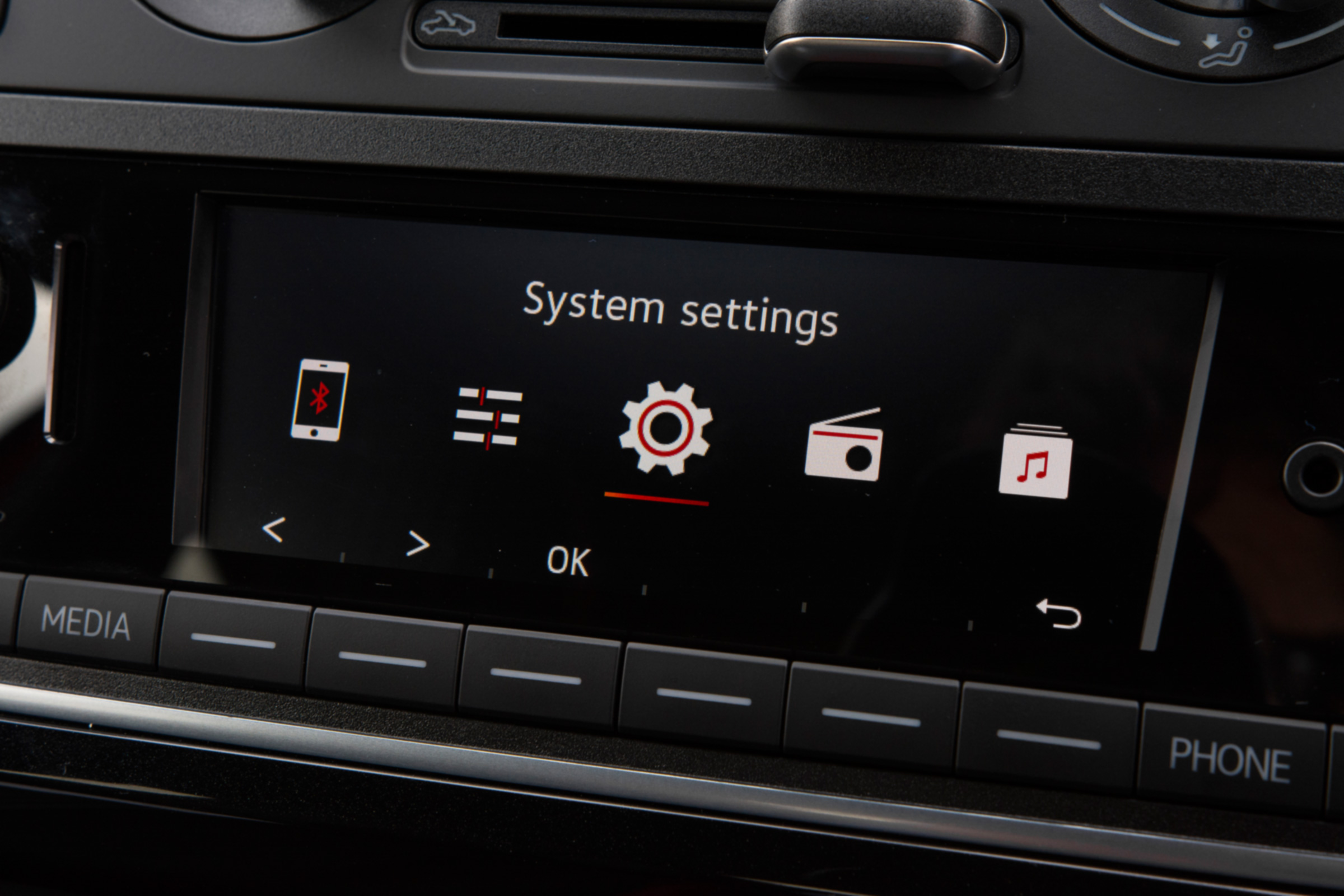 Triple test – Skoda Citigo - infotainment menu