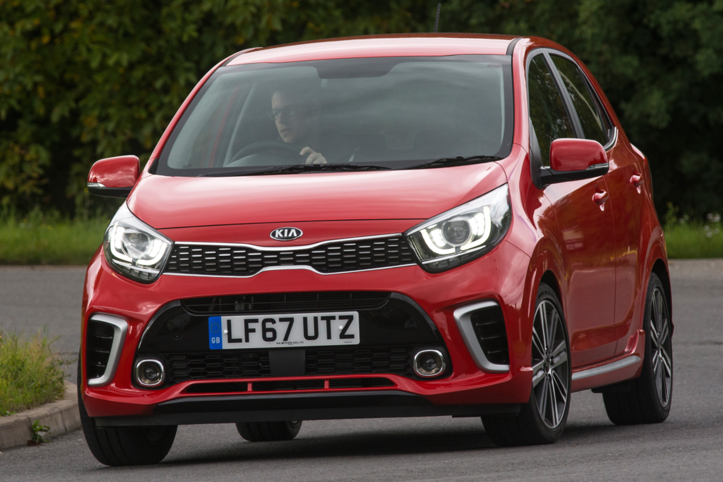 Triple test – Kia Picanto - front action