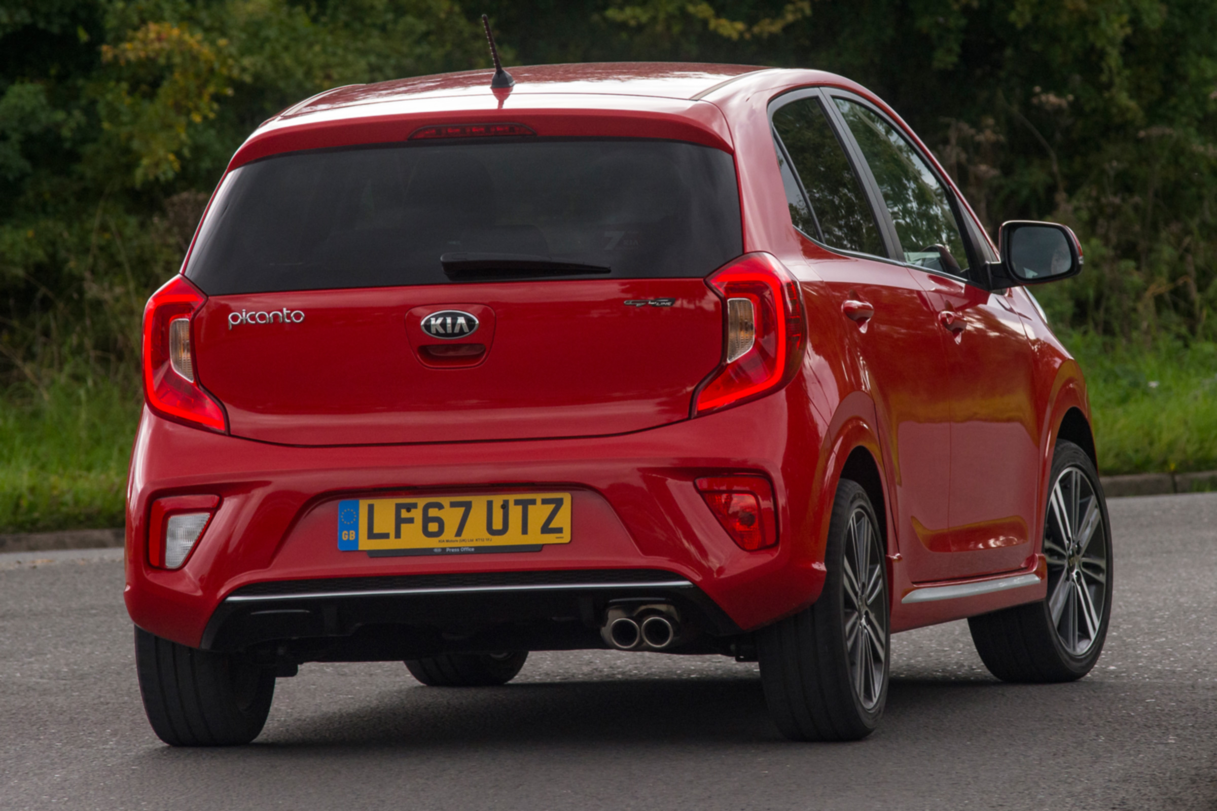 Triple test – Kia Picanto - rear action