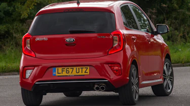 Triple test – Kia Picanto - rear action