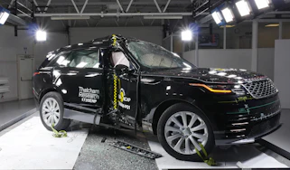 Range Rover Velar Euro NCAP front side