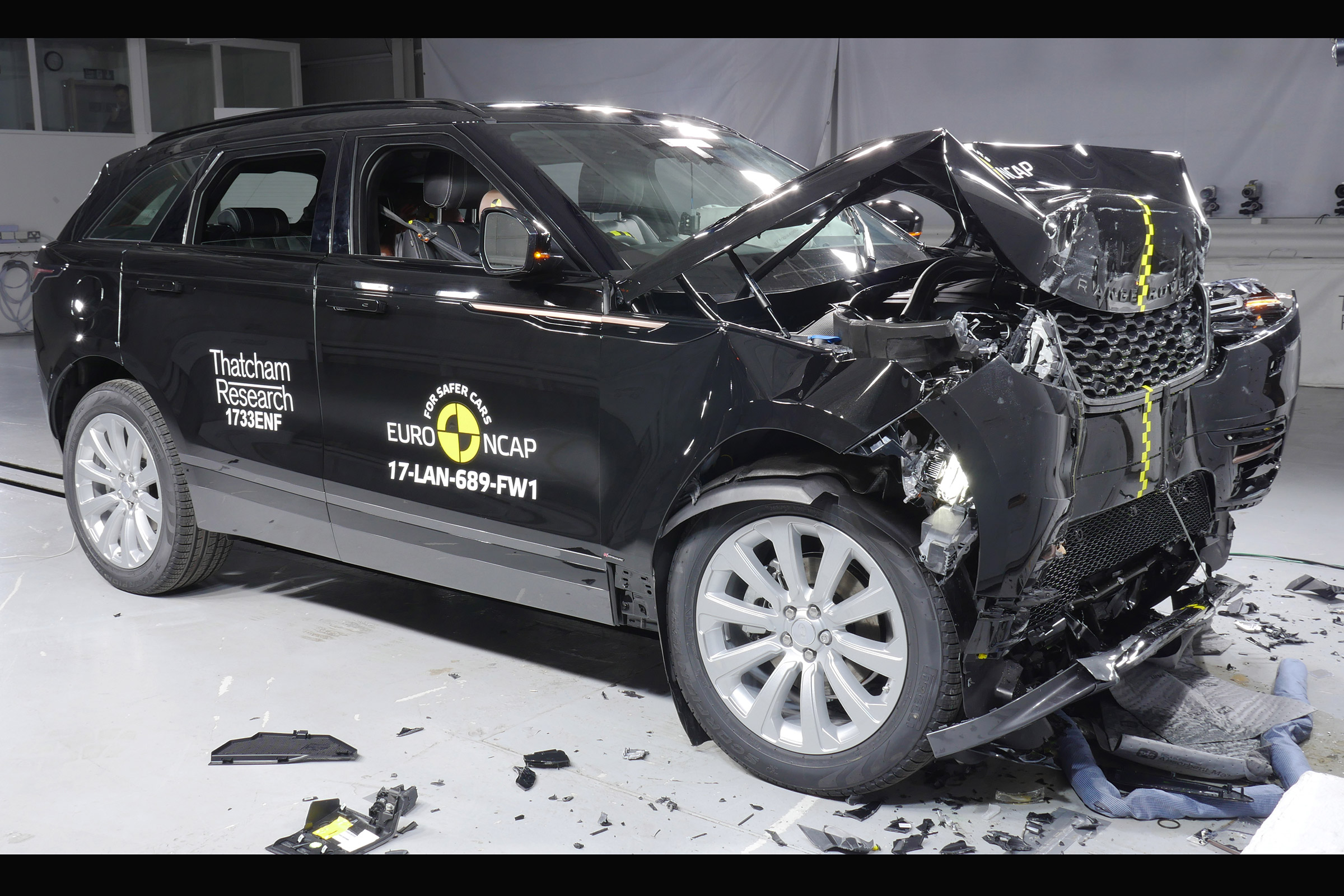 Range Rover Velar Euro NCAP front impact