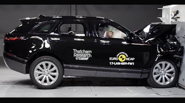 Range Rover Velar Euro NCAP front impact action two