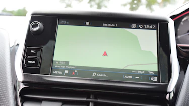 Peugeot 2008 - sat-nav screen