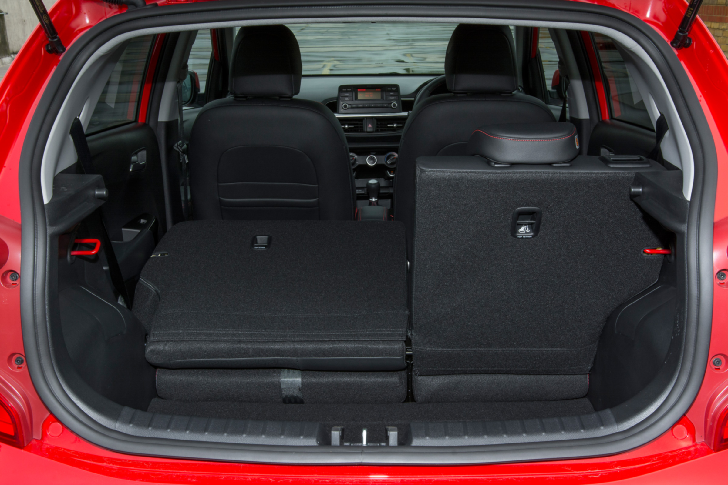 Triple test – Kia Picanto - seat folded