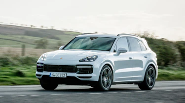 Porsche Cayenne Turbo - front/side cornering