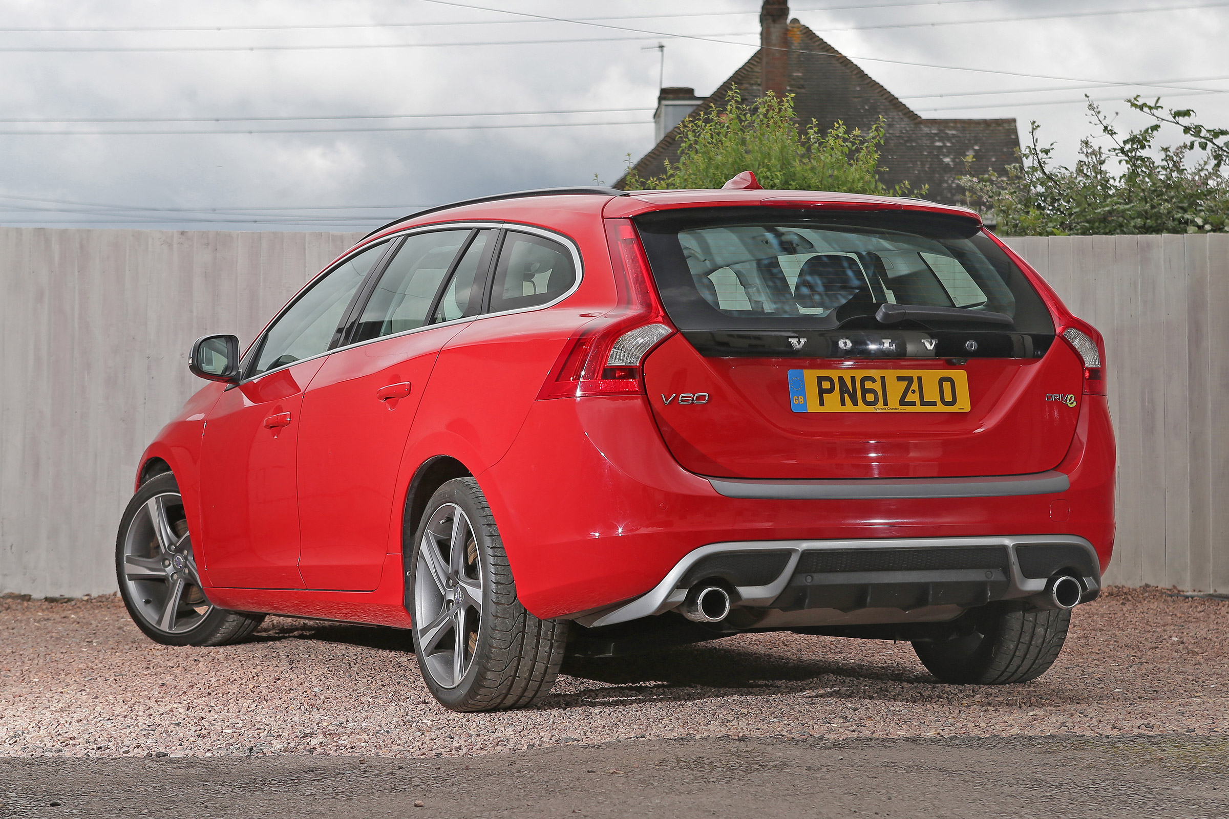 Used Volvo V60 - rear
