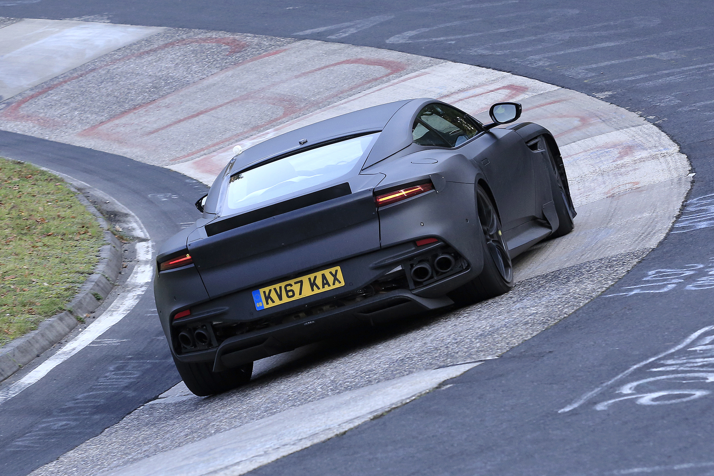 Aston Martin Vanquish 2019 at the Nurburgring