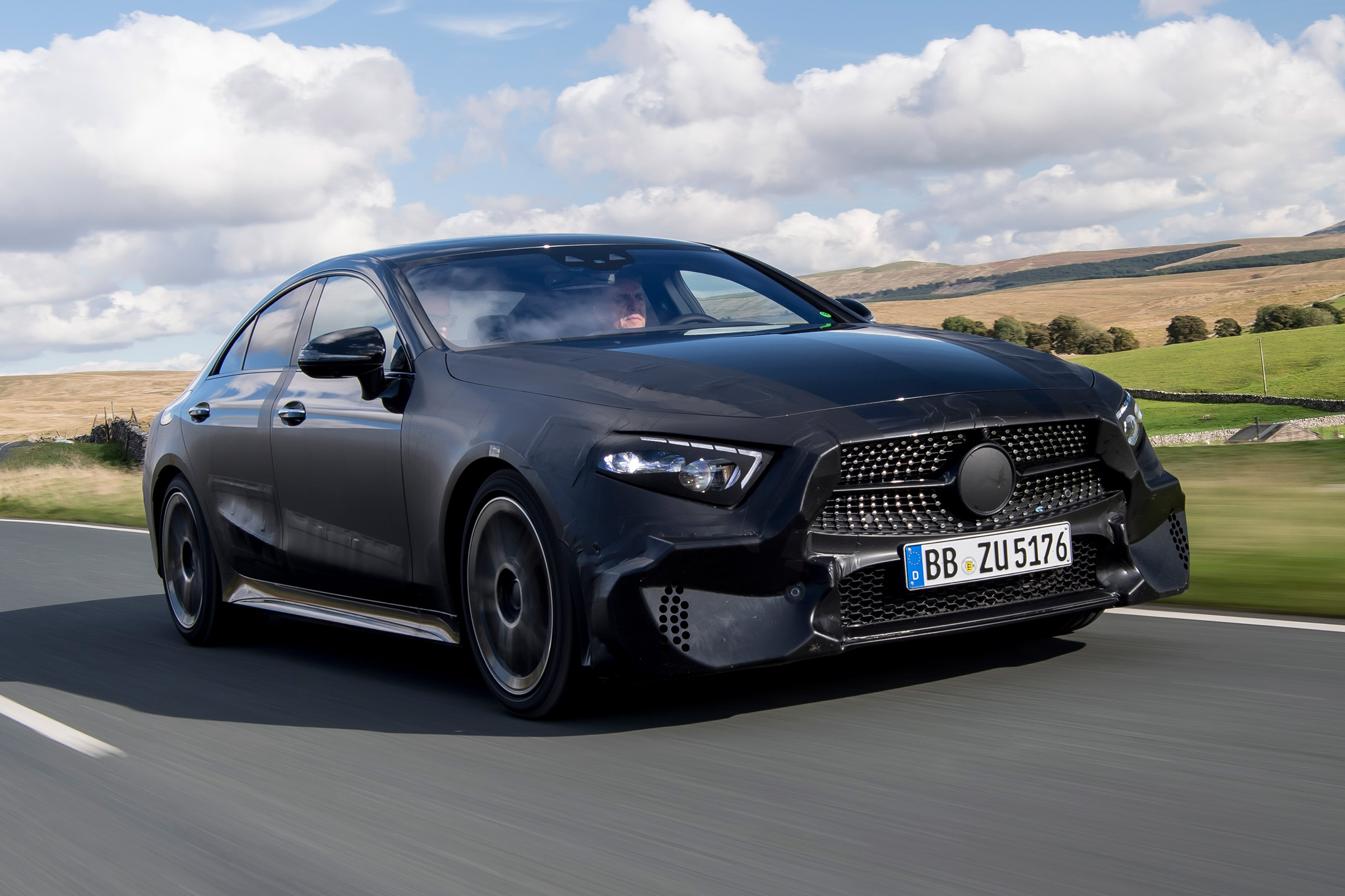Mercedes CLS prototype - front