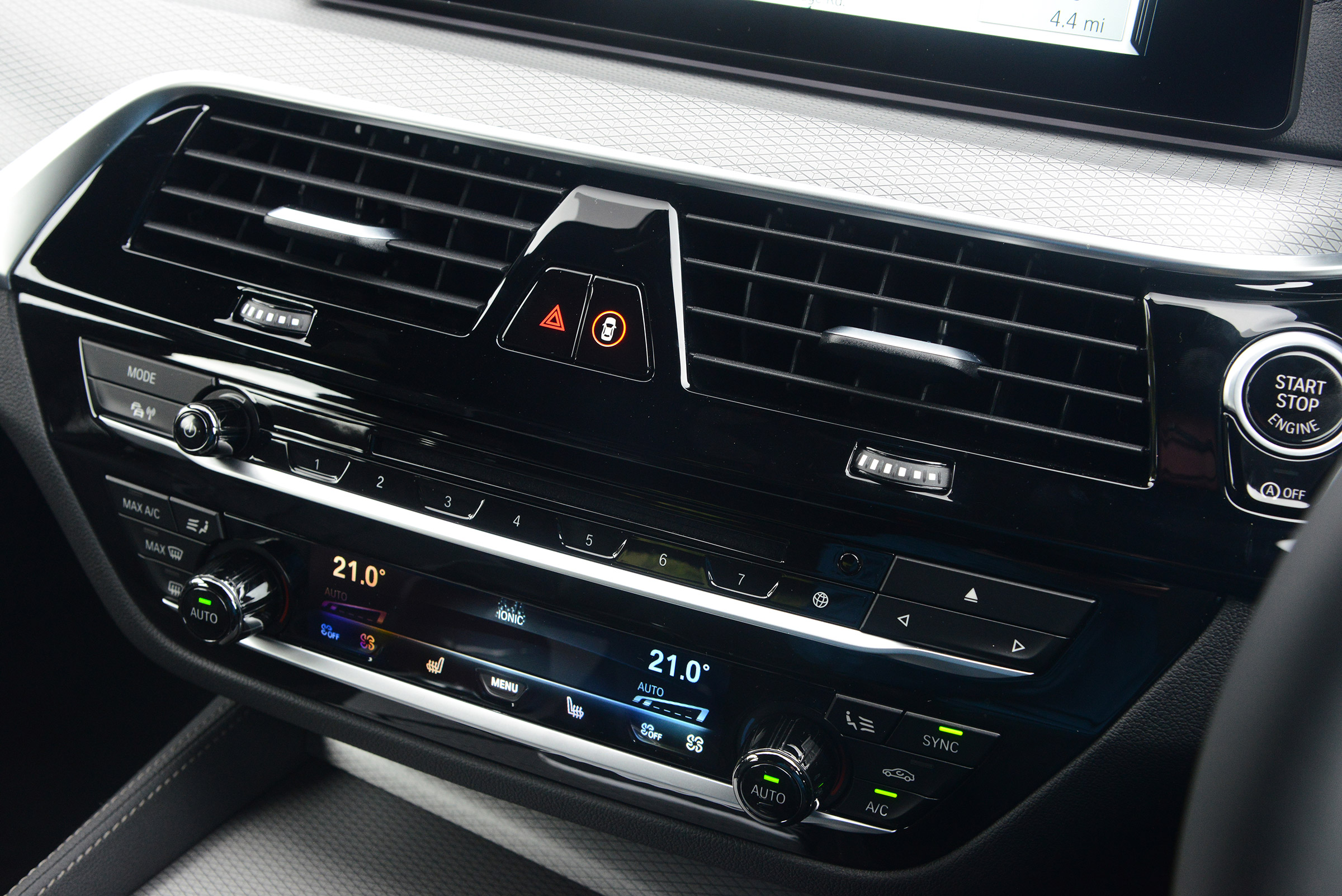 BMW 6 Series GT - centre console