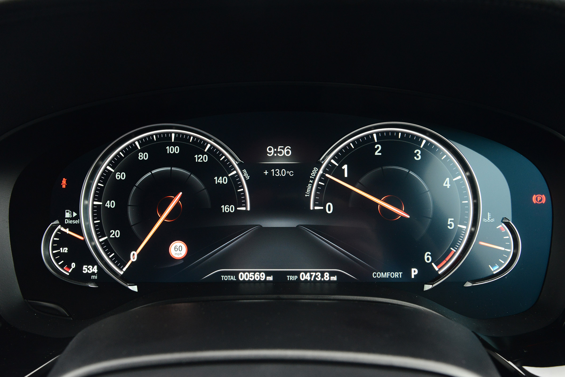 BMW 6 Series GT - dials