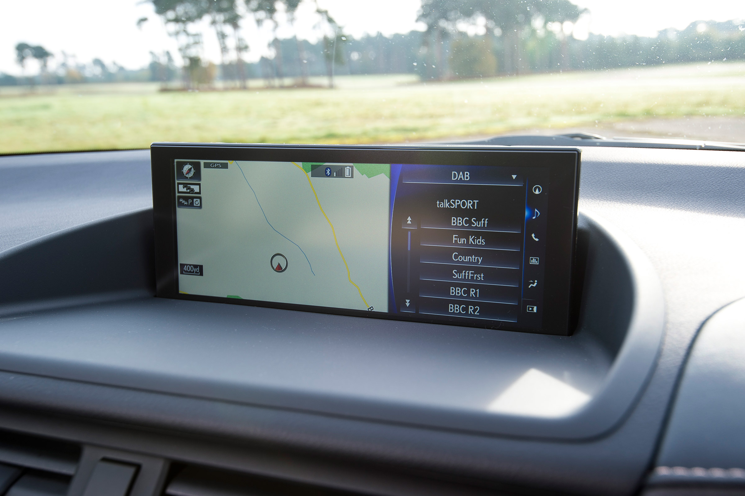 Lexus CT 200h - sat-nav