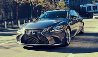 Lexus LS review - front