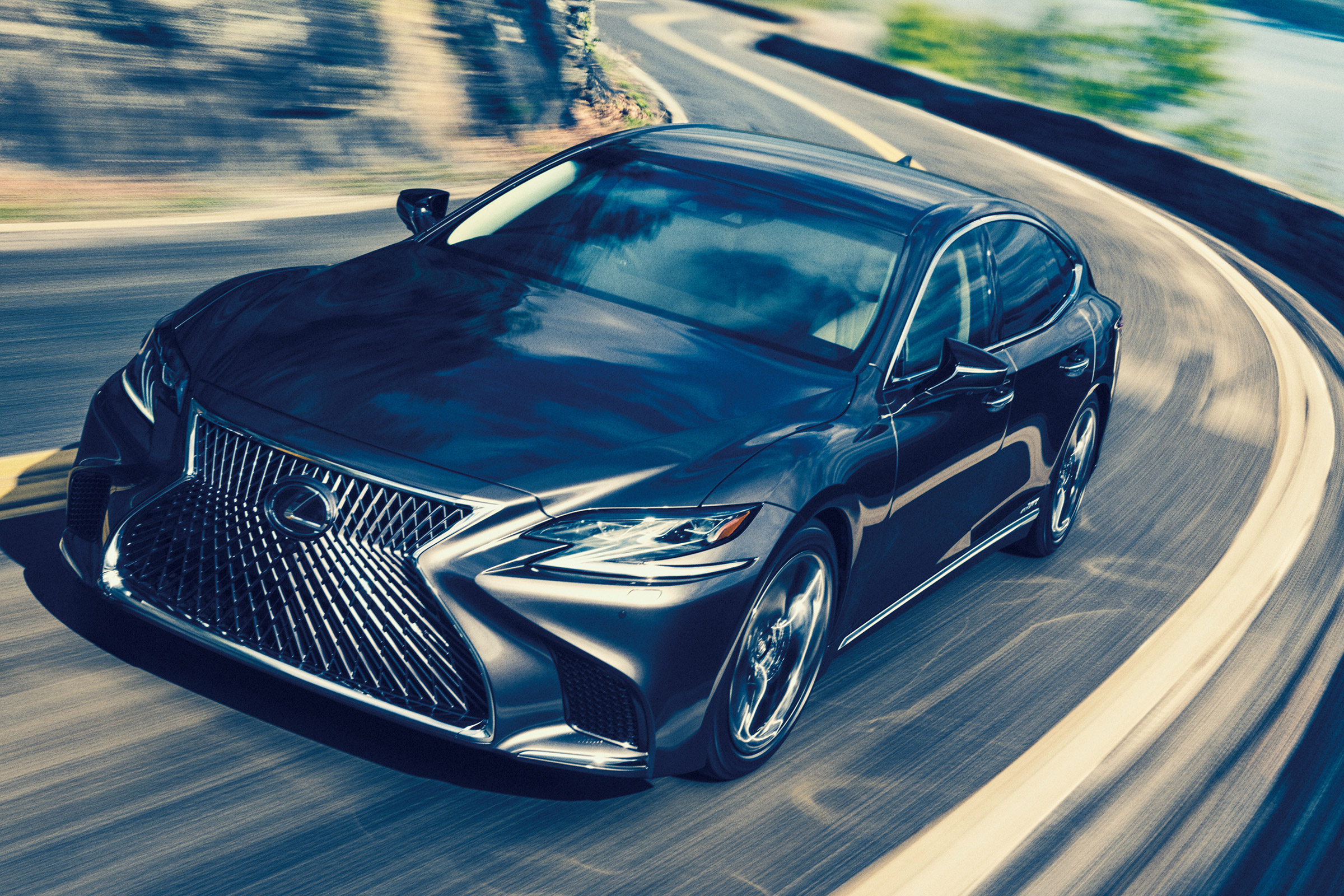 Lexus LS review - front