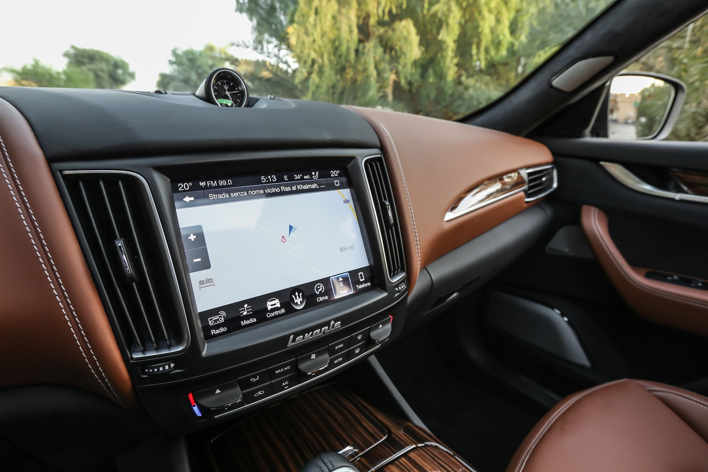 Maserati Levante - infotainment