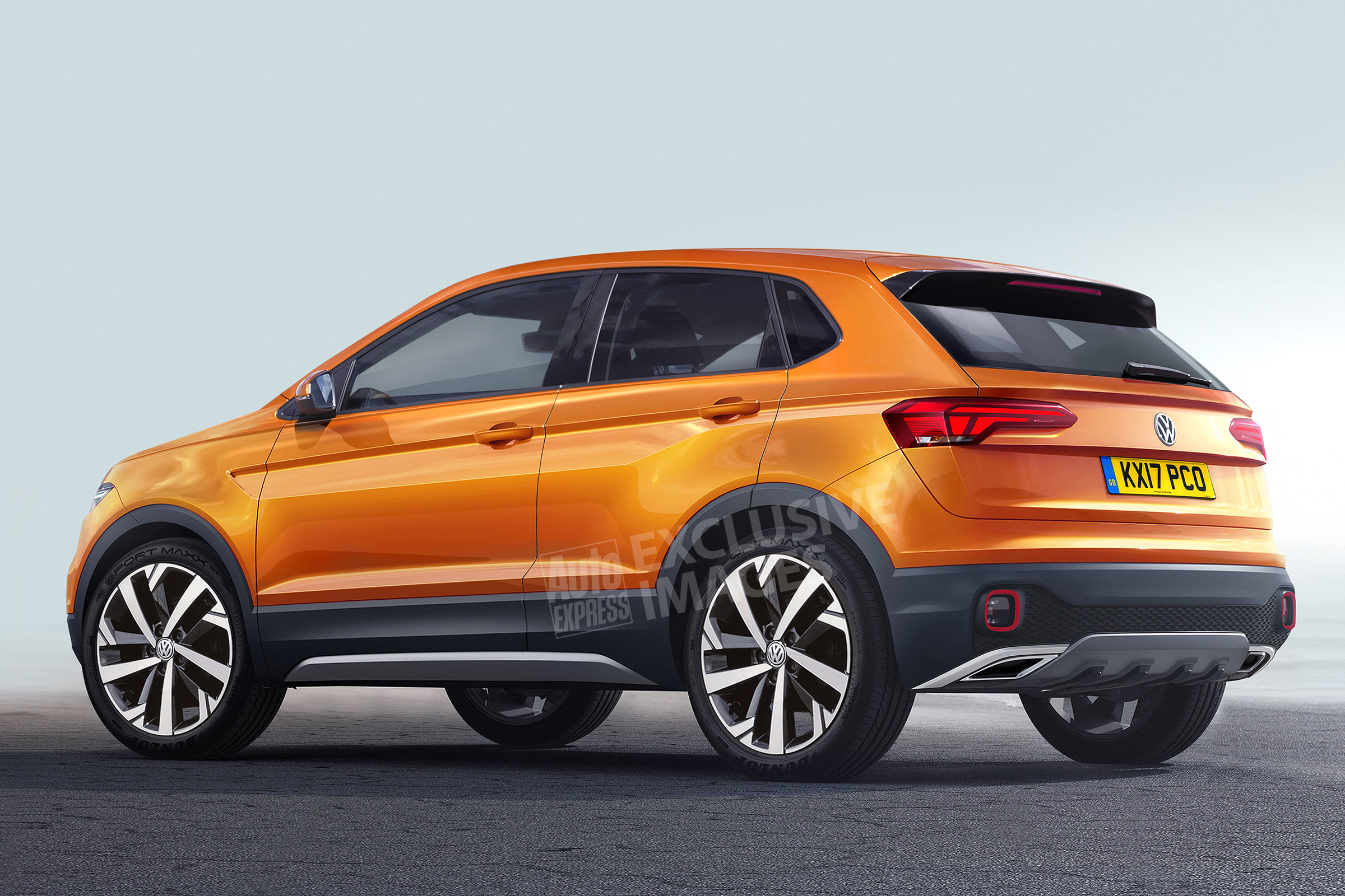 Volkswagen Polo SUV - rear (watermarked)
