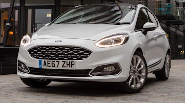 Ford Fiesta Vignale - front LED lights on