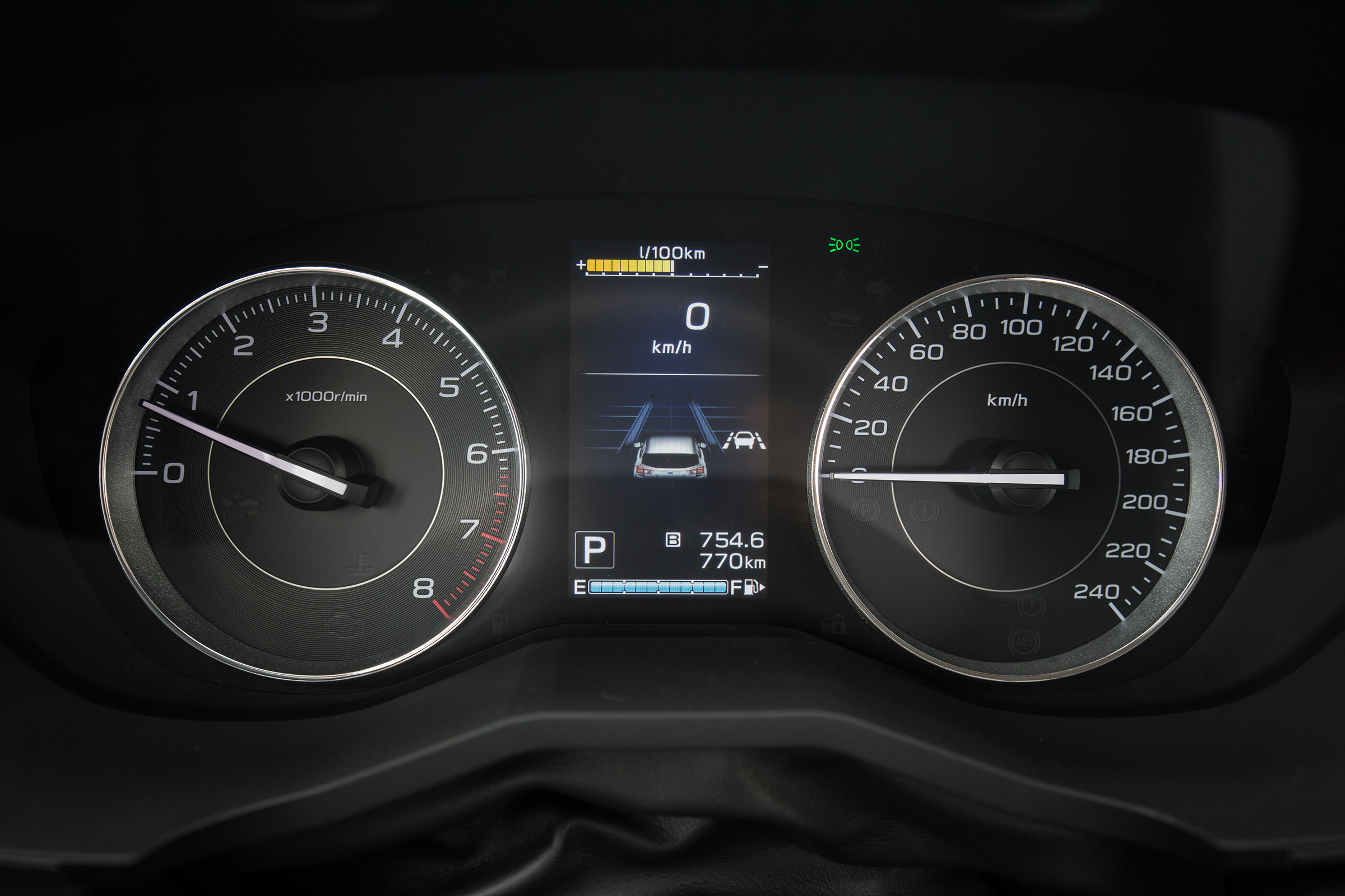 Subaru Impreza 2017 - speedo
