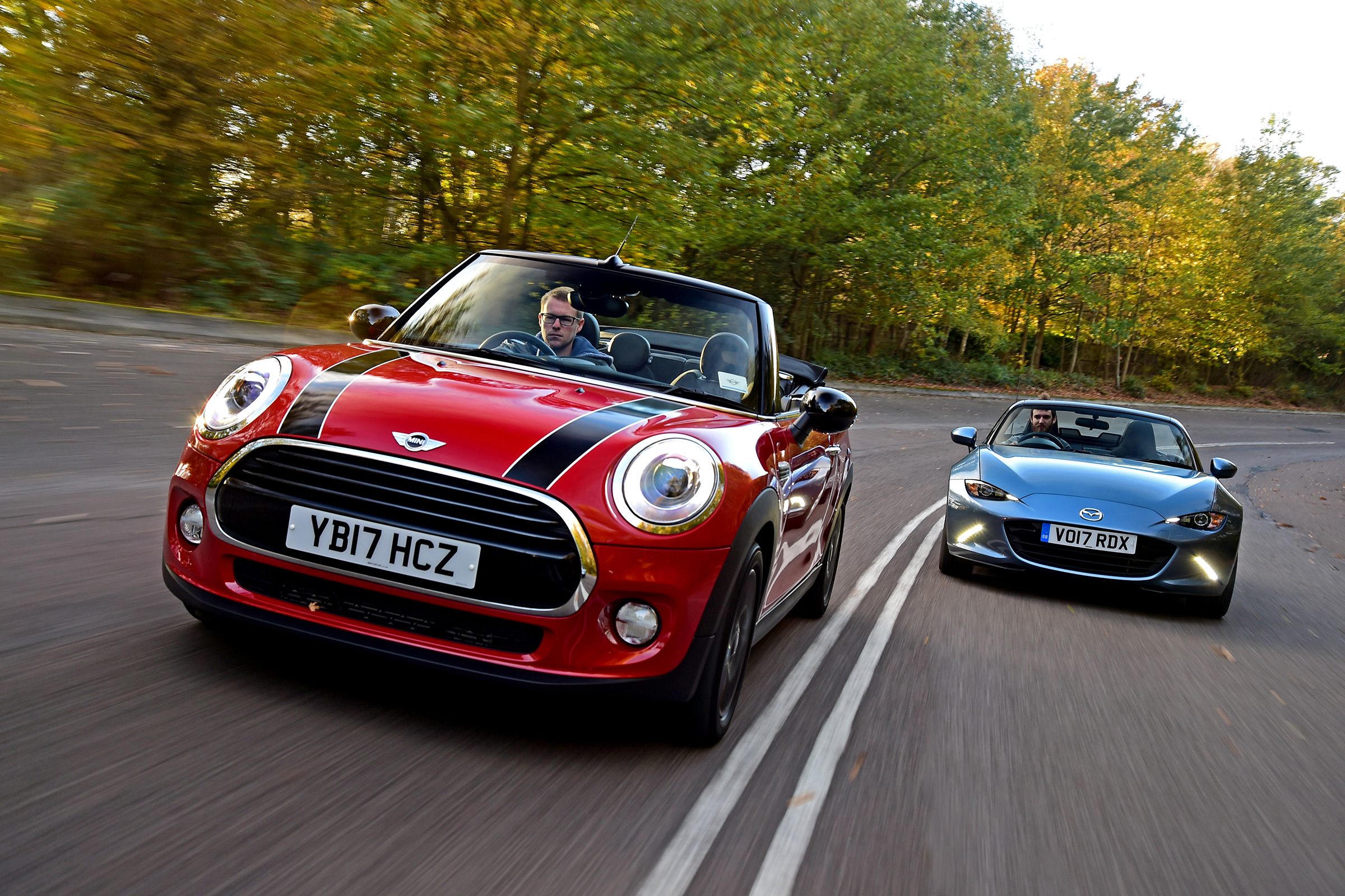 MINI Convertible Mazda MX-5