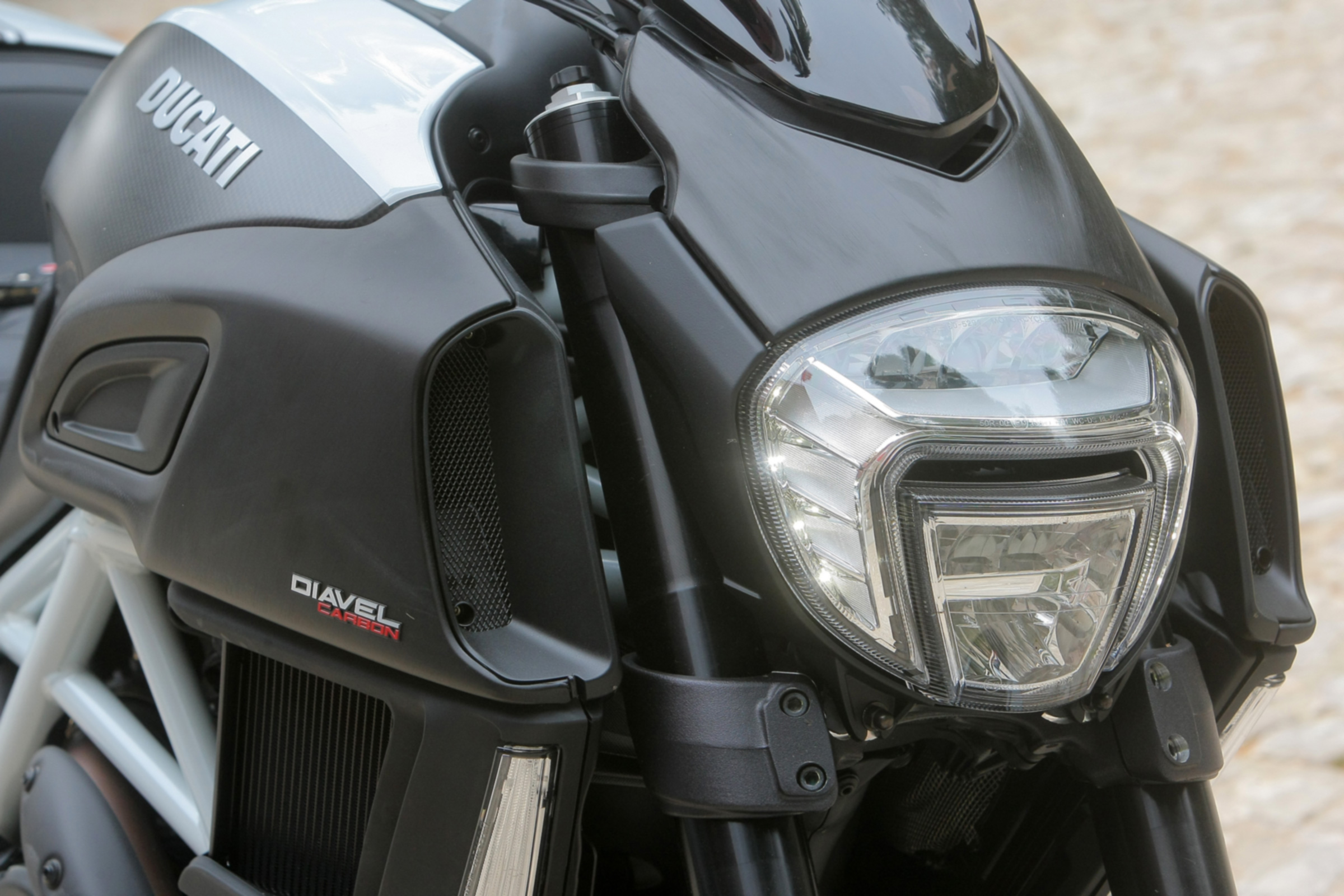 Ducati Diavel review - headlamp