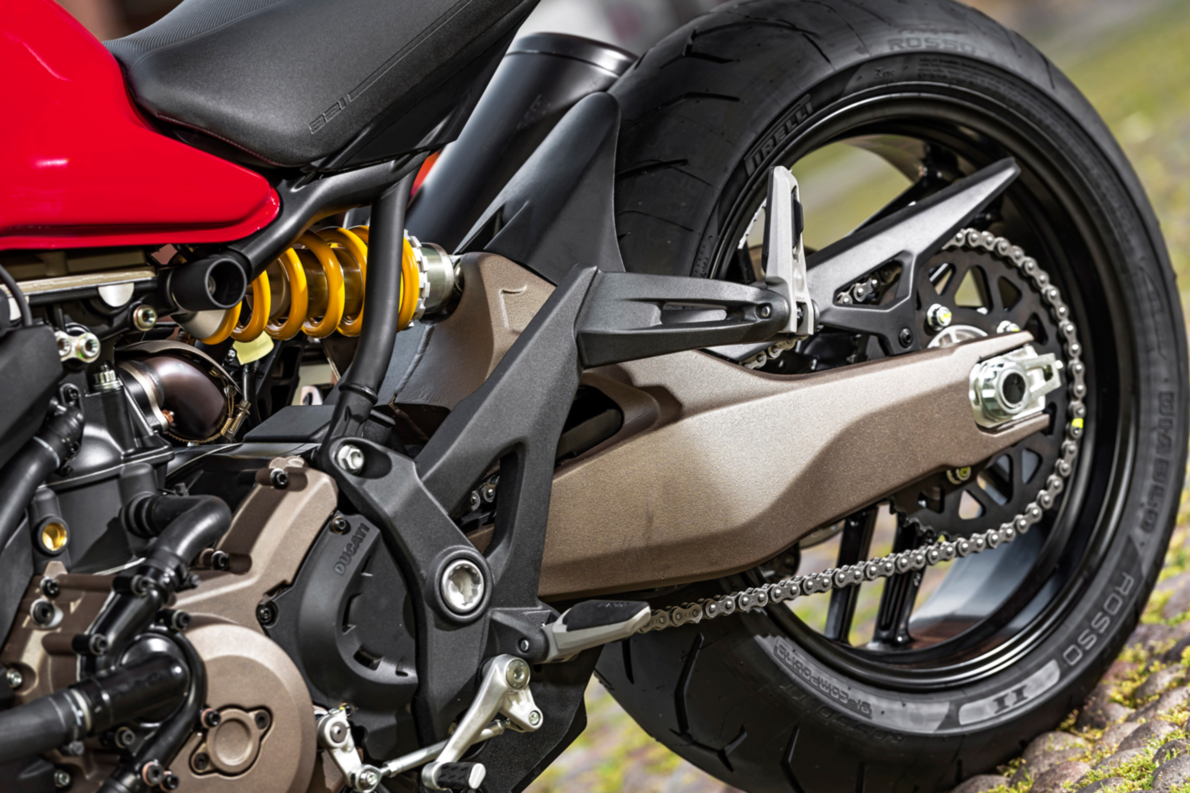 Ducati Monster 821 review - rear wheel