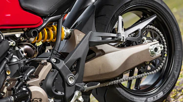 Ducati Monster 821 review - rear wheel