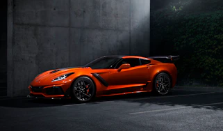 Chevrolet Corvette ZR1 Sebring Orange front