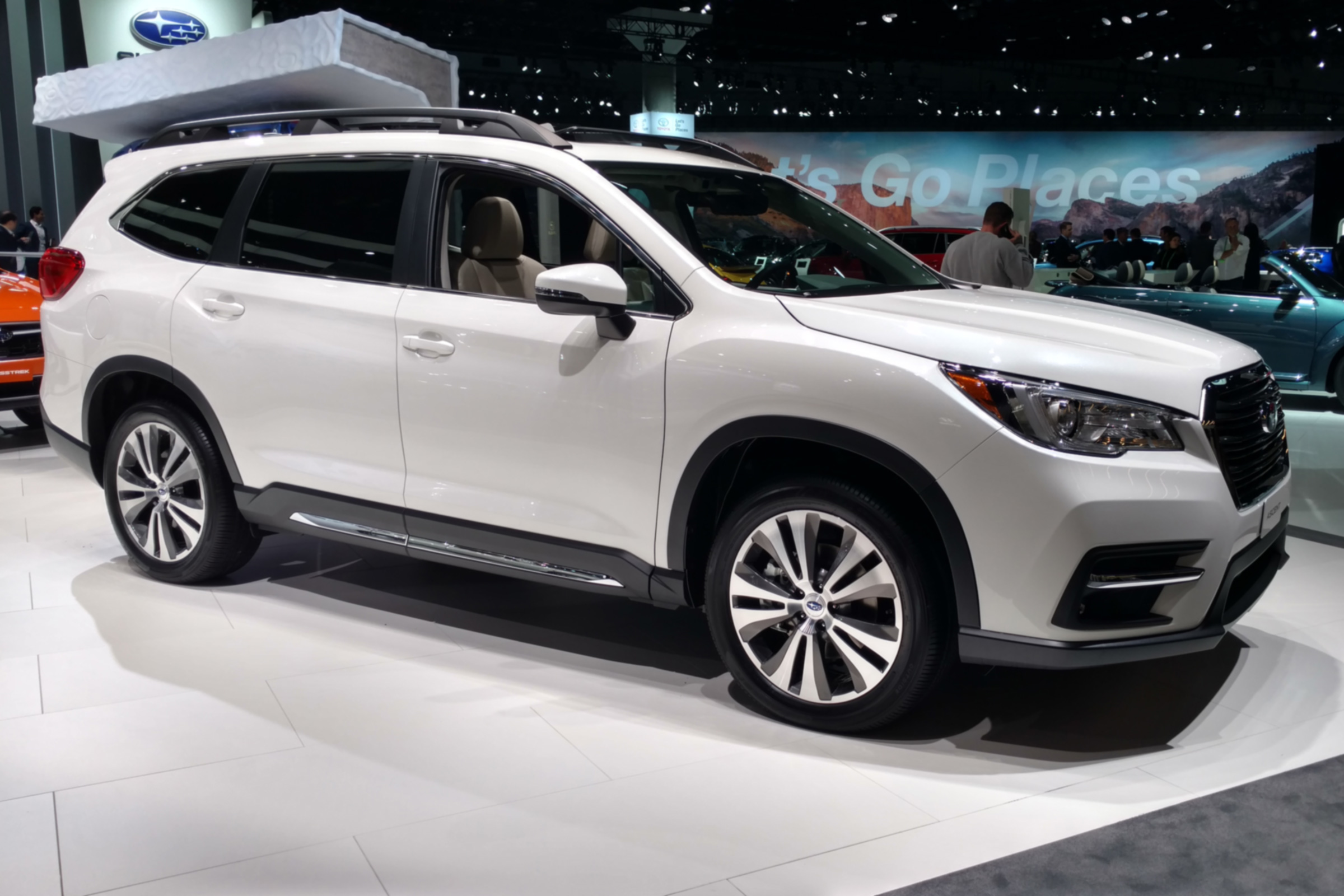 New Subaru Ascent SUV - white front