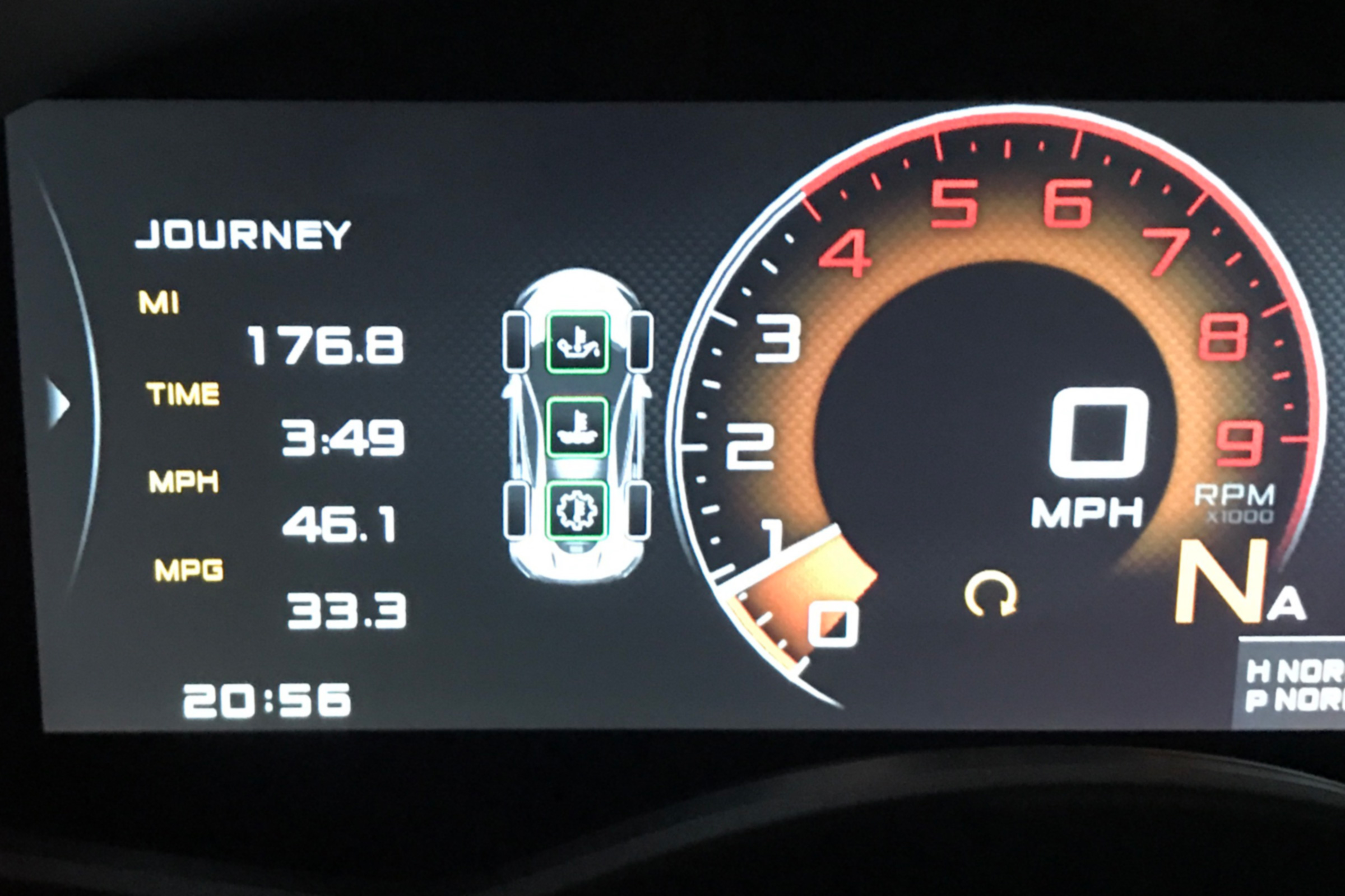 McLaren 570GT long term test final report - dash