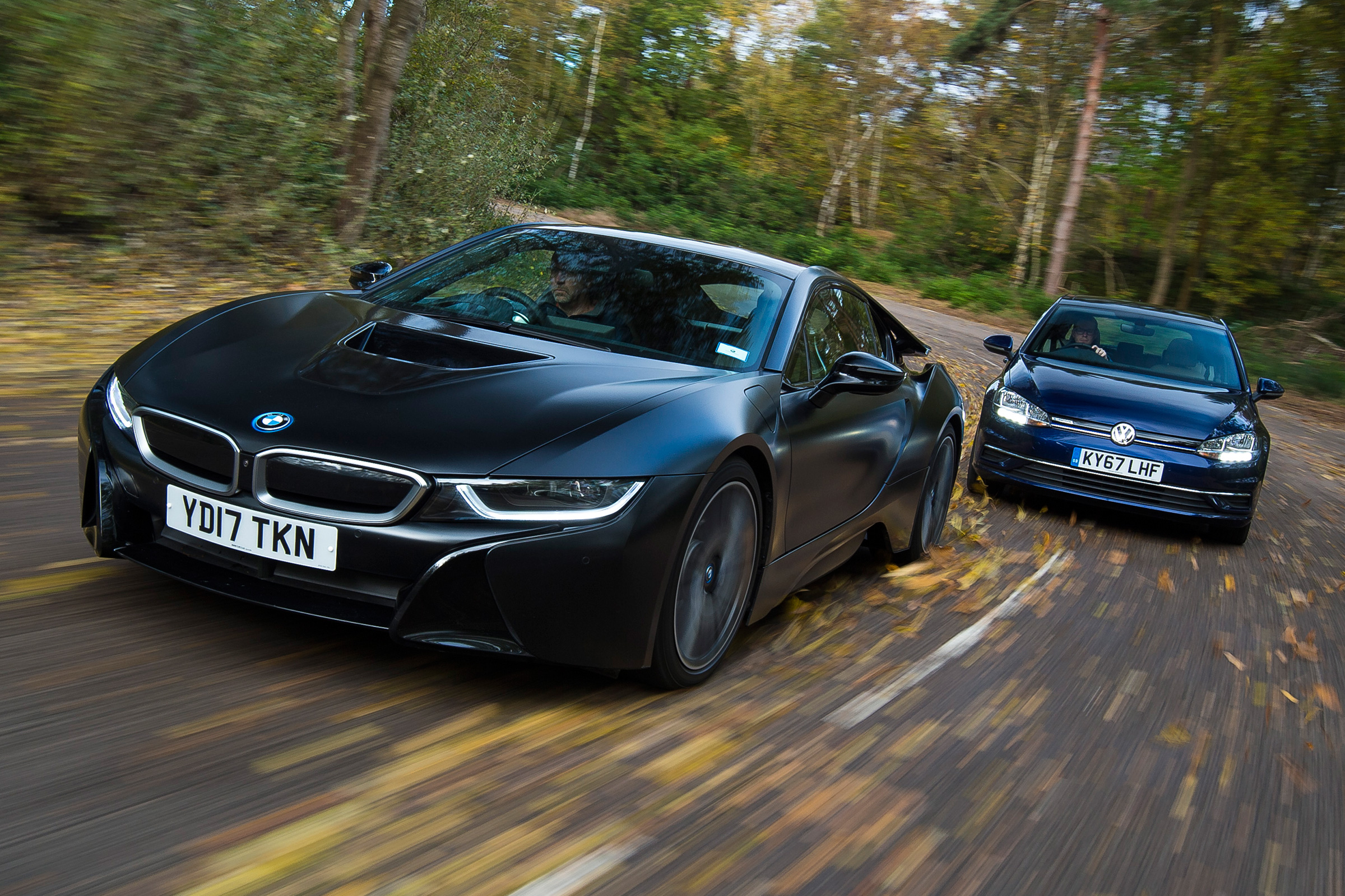 BMW i8 VW Golf