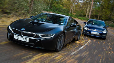 BMW i8 VW Golf