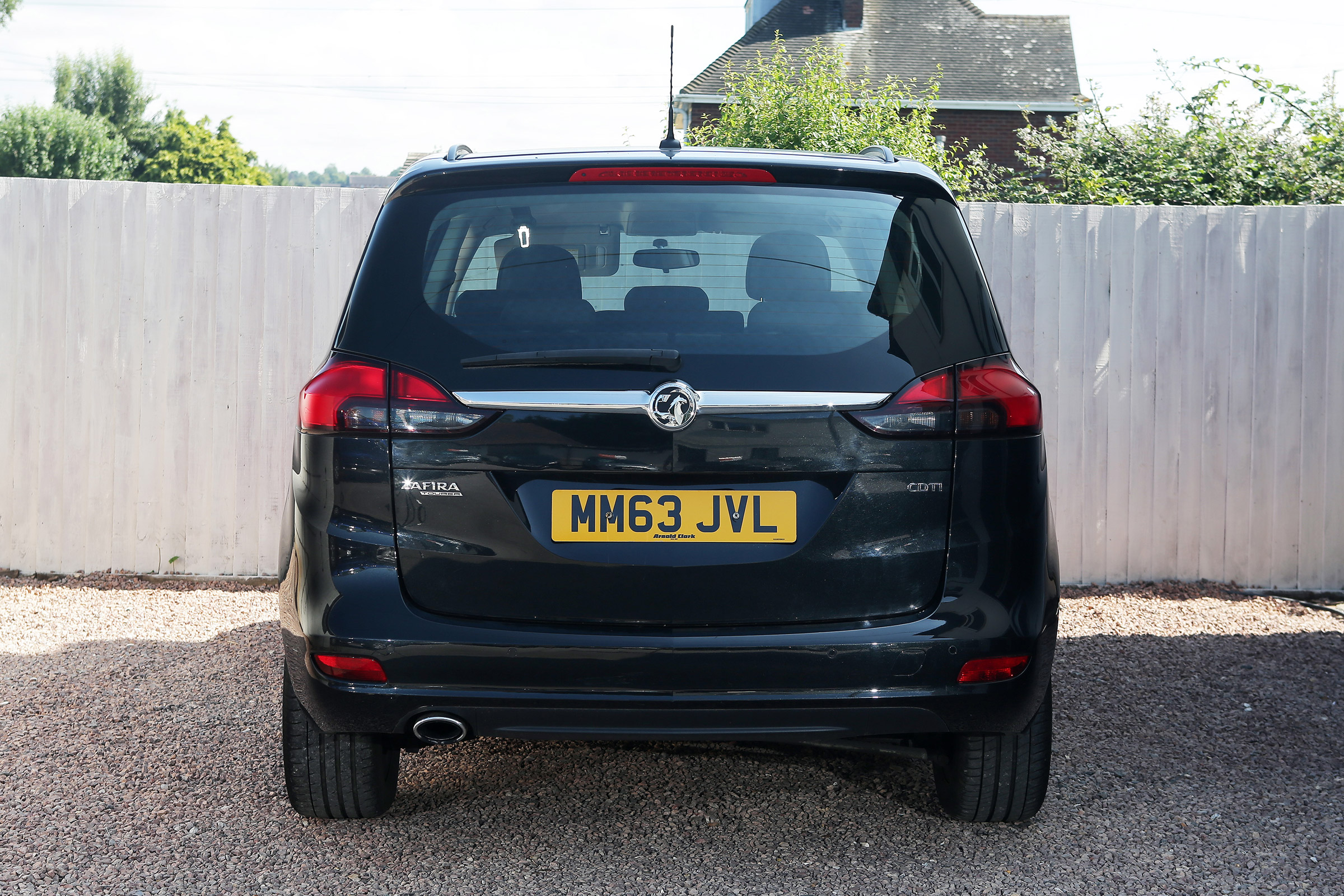 Used Vauxhall Zafira Tourer - full rear
