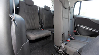 Used Vauxhall Zafira Tourer - rear seats