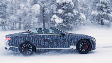 Bentley Continental GTC spies side rear