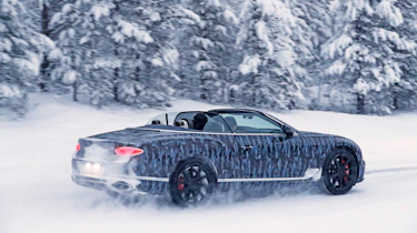 Bentley Continental GTC spies rear side