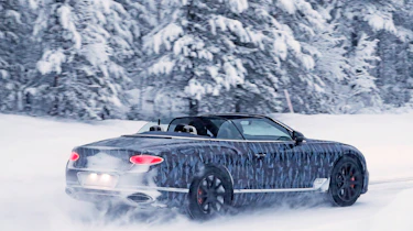 Bentley Continental GTC spies rear