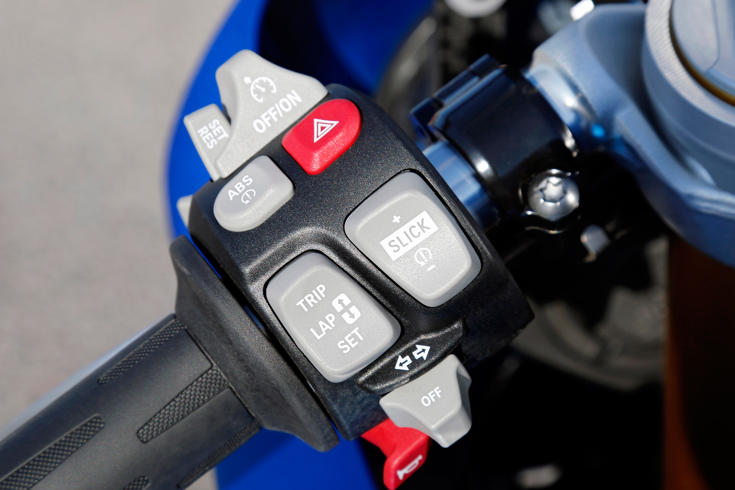 BMW S1000RR Sport controls