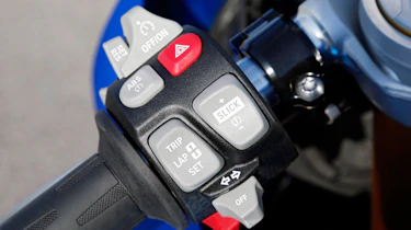 BMW S1000RR Sport controls