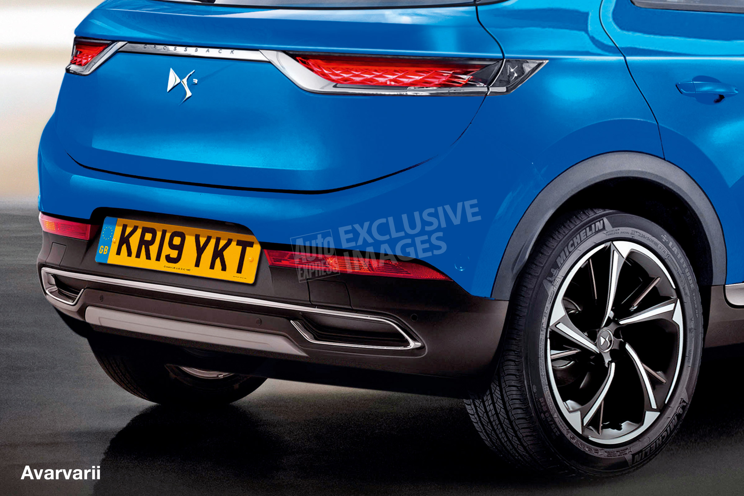 DS 3 Crossback - rear detail (watermarked)