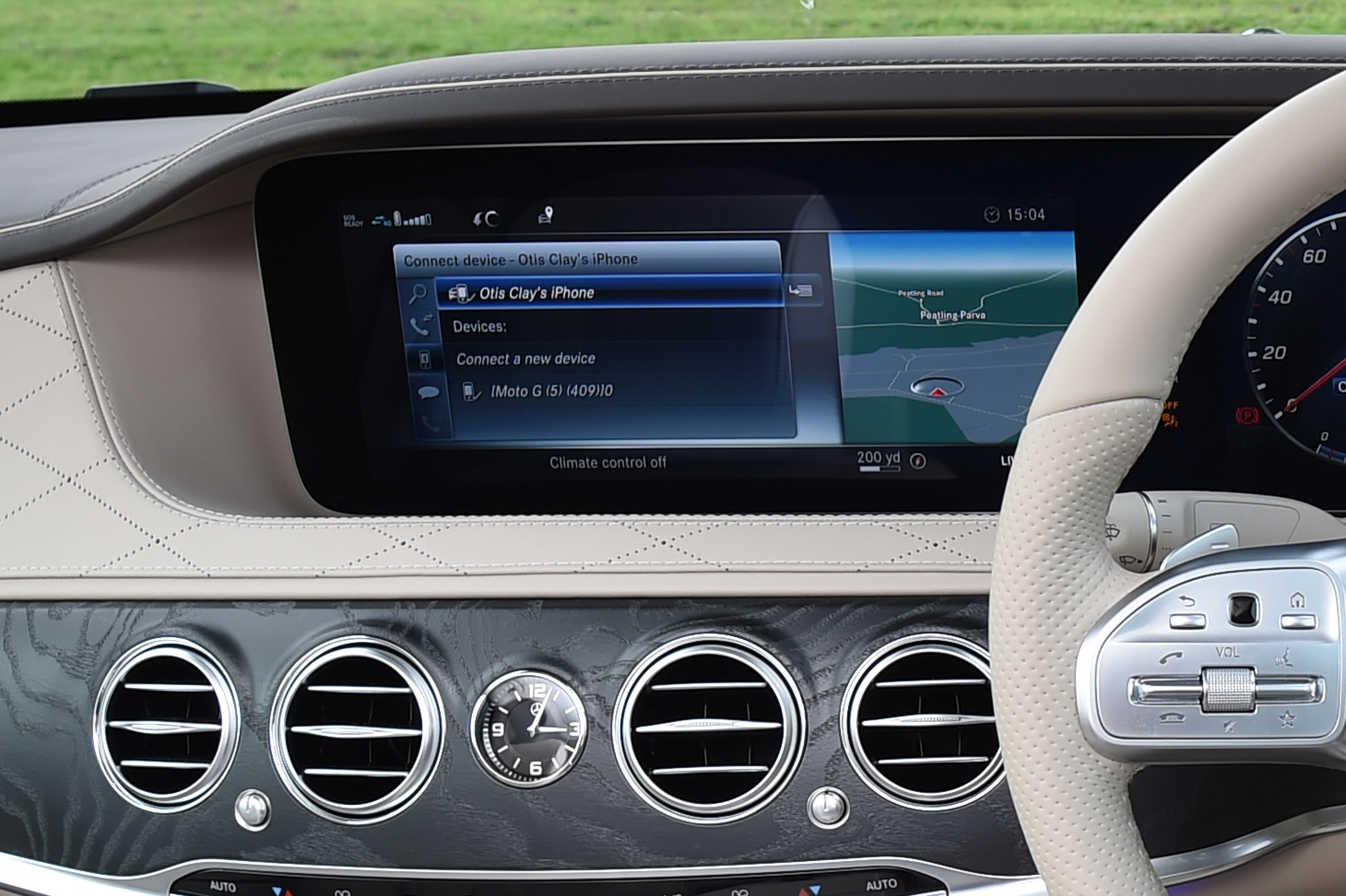 Mercedes S-Class - infotainment