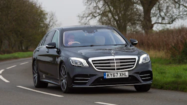 Mercedes S-Class - front cornering