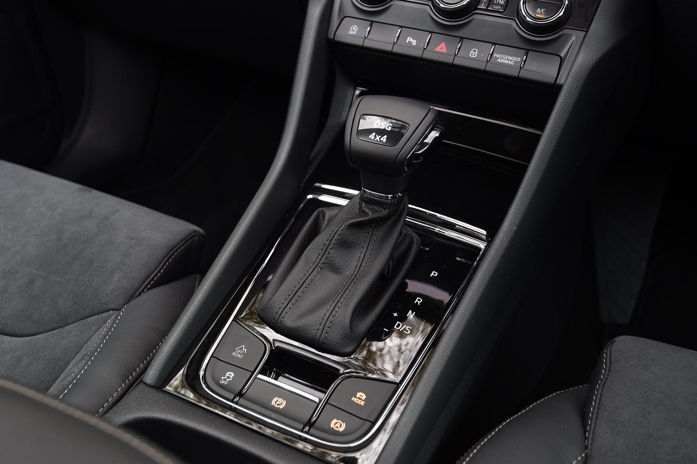 Skoda Kodiaq Scout - centre console