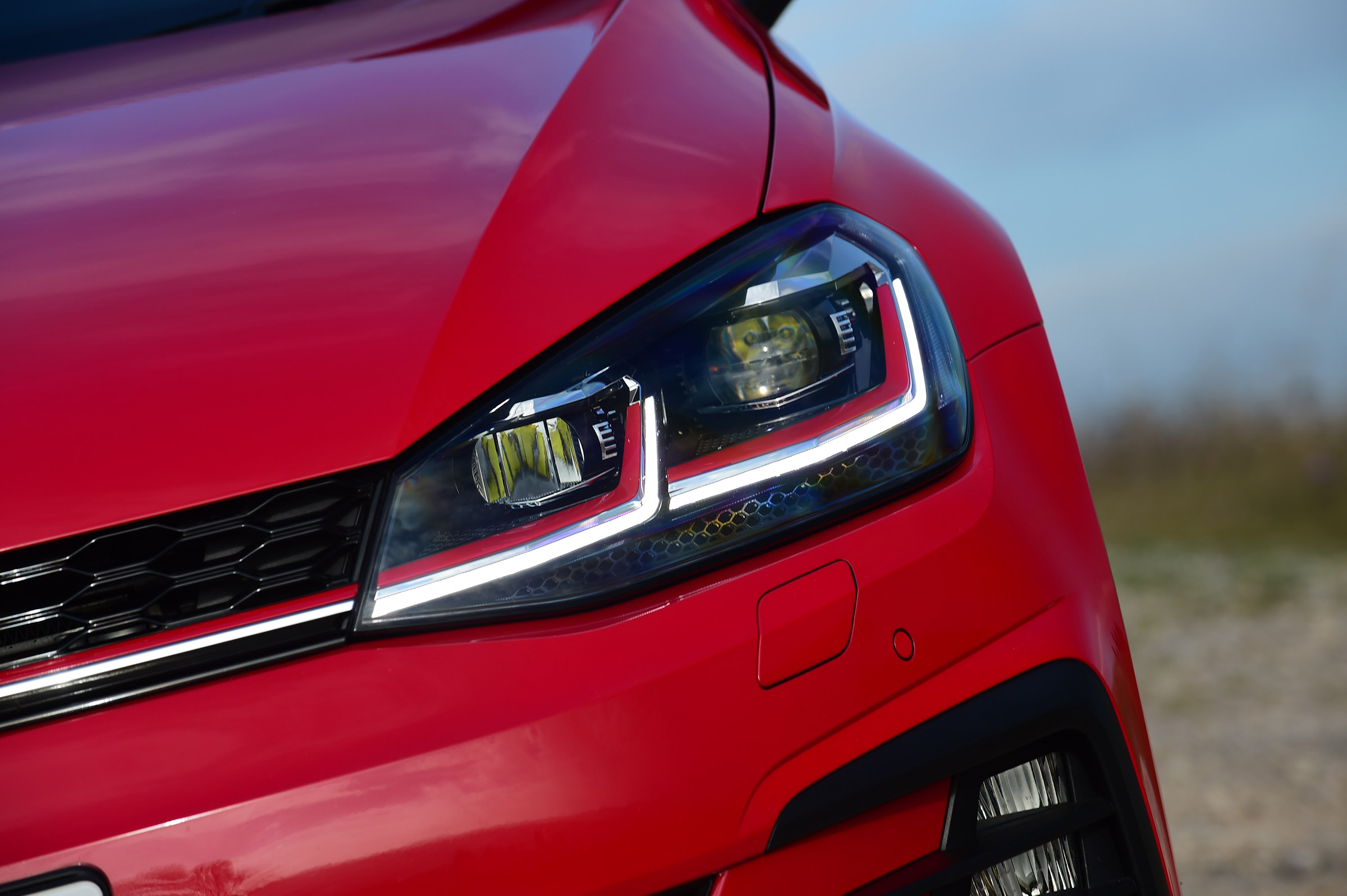 Volkswagen Golf GTI Performance Pack - front light detail