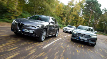 Alfa Romeo Stelvio vs Volvo XC60 vs Mercedes GLC - header