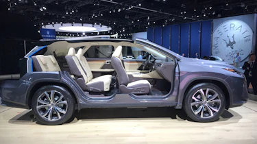 Lexus RX L LA show pic seats