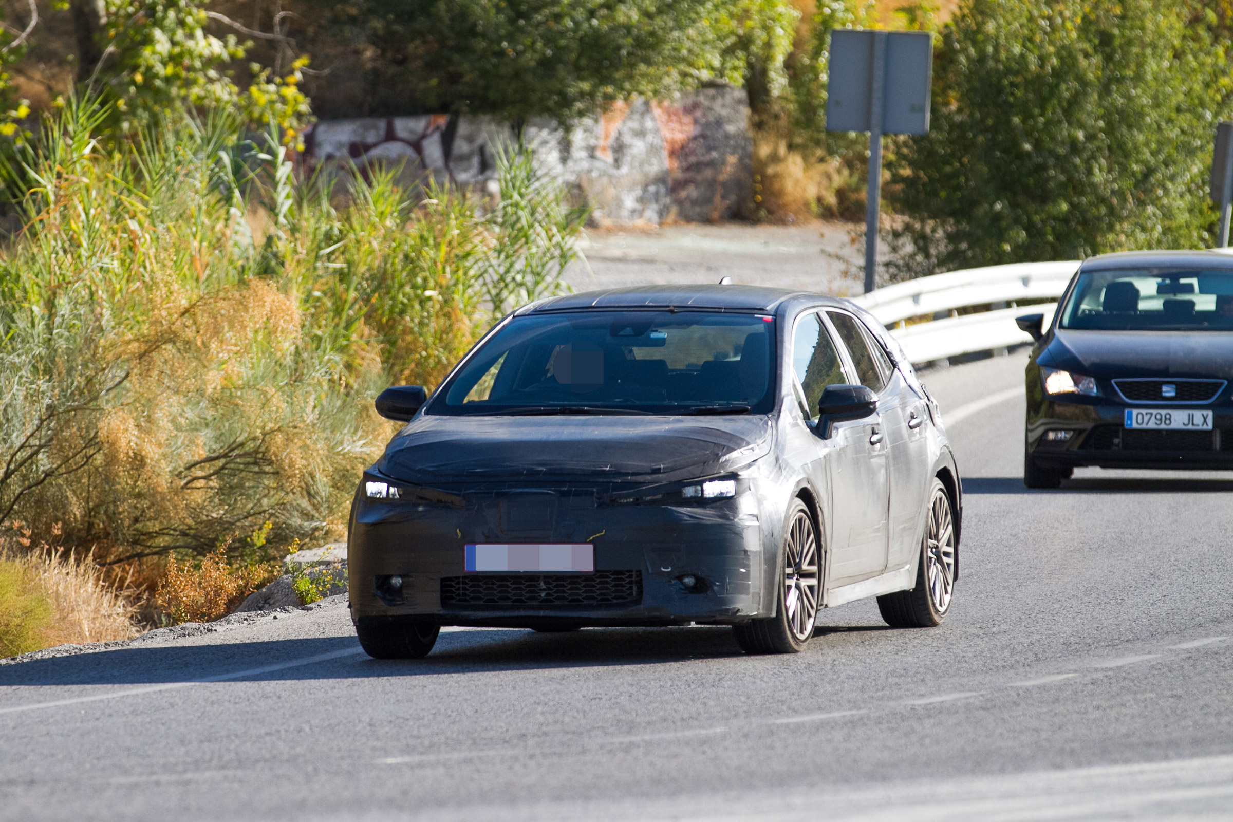 New Toyota Auris spied front