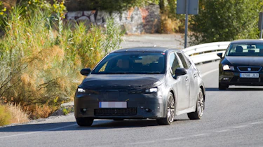 New Toyota Auris spied front